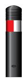 1 x 150mm Red/White retroreflective band.